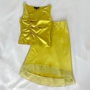 Vintage Nicole Miller Top & Skirt Matching Set